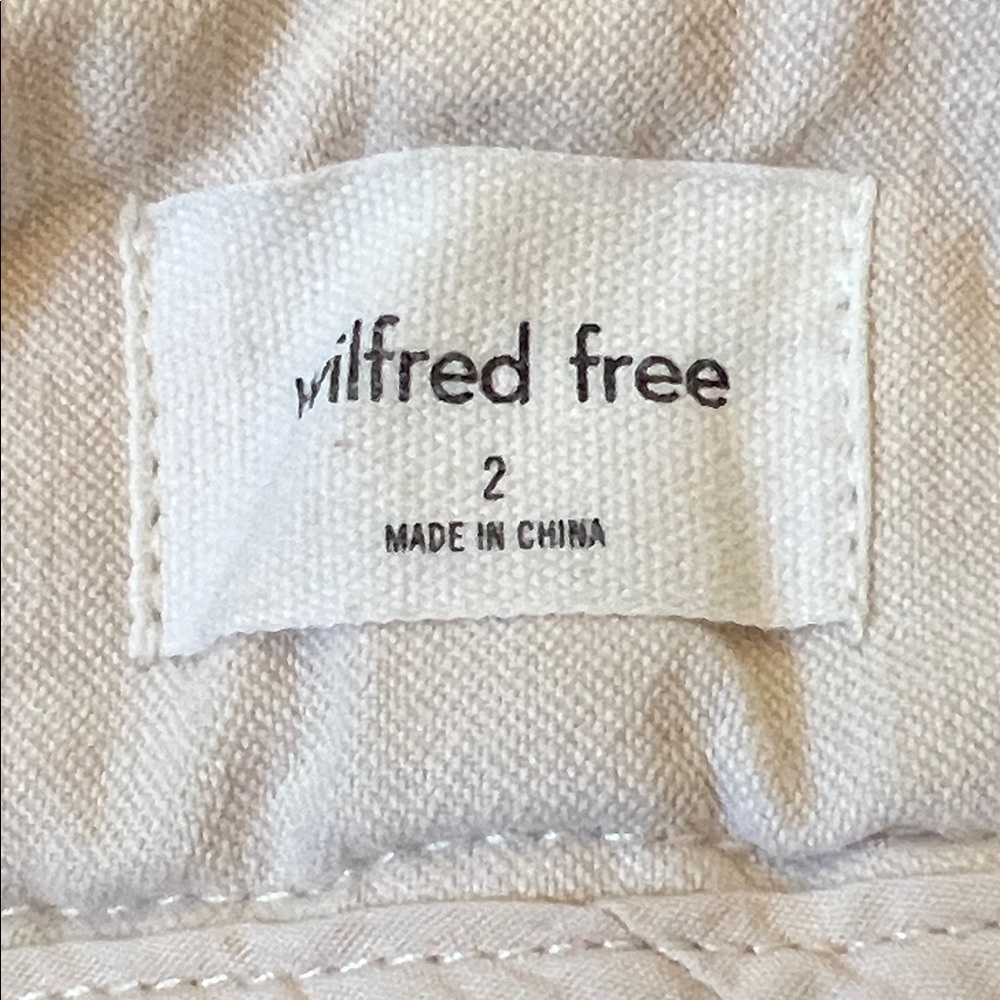 Aritzia Wilfred Free Ascendant Tan Barrel Pant Size 2 - Picture 7 of 8